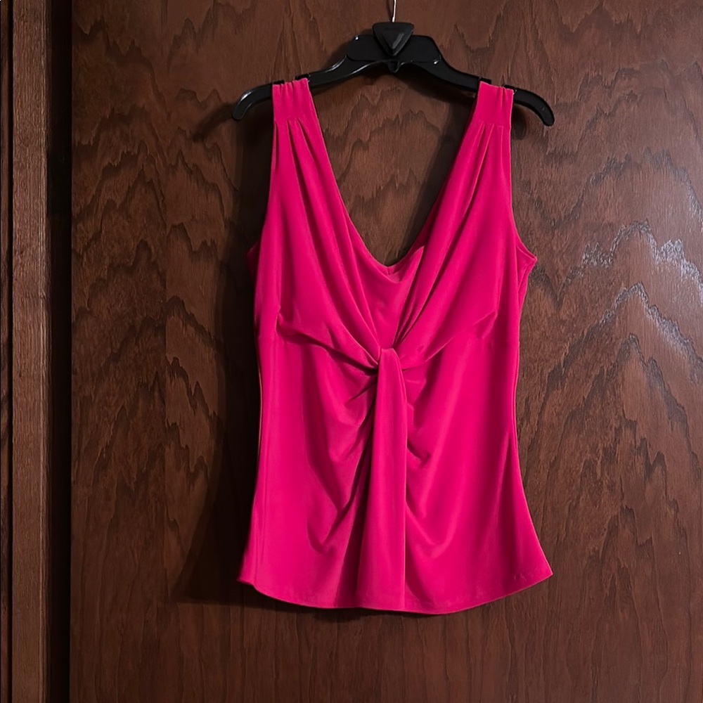 Sexy Hot Pink Sleeveless Top